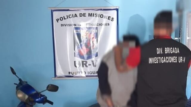 Terminó detenido tras intentar robar una motocicleta de un hotel en Puerto Iguazú.