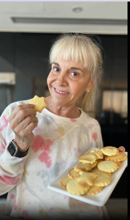 Cómo hacer las galletitas caseras y dulces de Claudia Villafañe