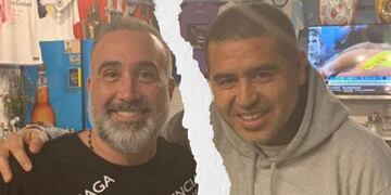 Viejos tiempos: Anello junto a Riquelme