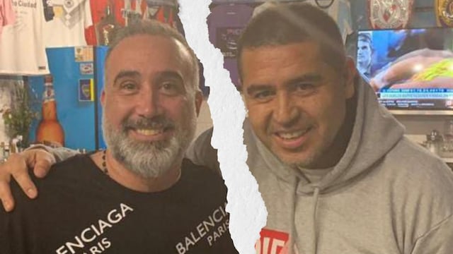 Viejos tiempos: Anello junto a Riquelme