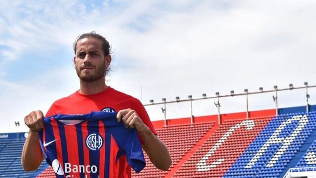 Lucas Melano no rindió en San Lorenzo. Y en Belgrano pensaron en su regreso.