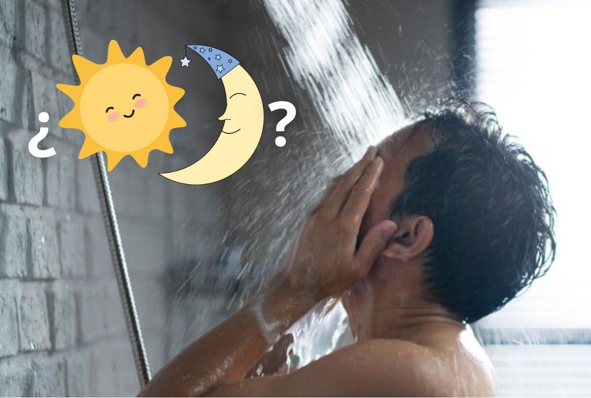 ¿Es mejor bañarse a la mañana o a la noche?