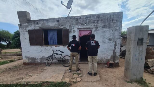 Uno de los allanamientos realizados en Ceres