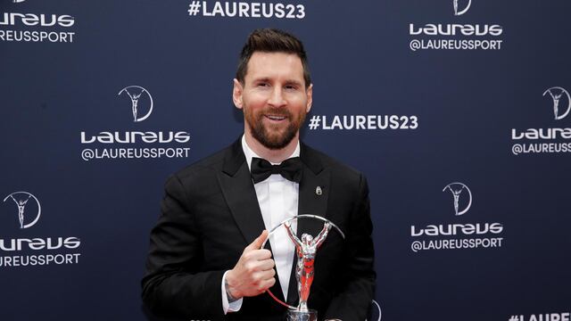 El capitán de la Selección Argentina, Lionel Messi, recibió su segundo premio Laureus como el mejor jugador del año.