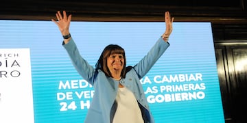 El presidente de la Bolsa de Comercio sostuvo que Bullrich tiene chances de ganar las elecciones en un balotaje. Foto: Federico Lopez Claro