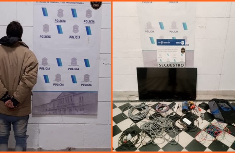 Aprehendido en Tres Arroyos por robar en una obra en construcción