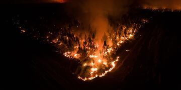 Nuevamente los incendios arrasan por Corrientes.