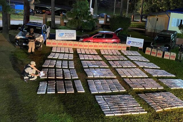 Jardín América | Secuestraron un cargamento de cigarrillos de contrabando valuado en casi $5 millones