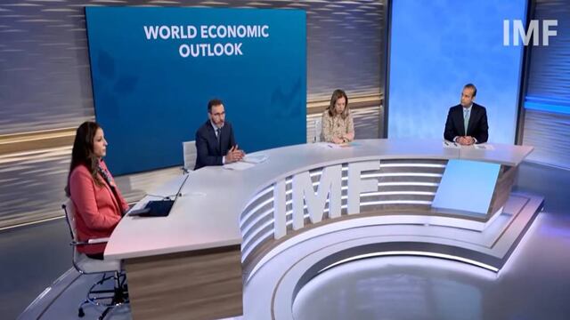 Funcionarios del Fondo Monetario Internacional presentaron las nuevas proyecciones del organismo para la economía global.