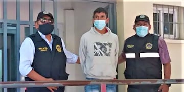 Javier Broi, el acusado del doble femicidio de Yuto, fue atrapado en Salta y luego trasladado a Jujuy.