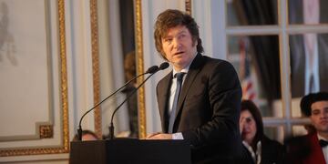 Javier Milei en el Consejo de las Américas