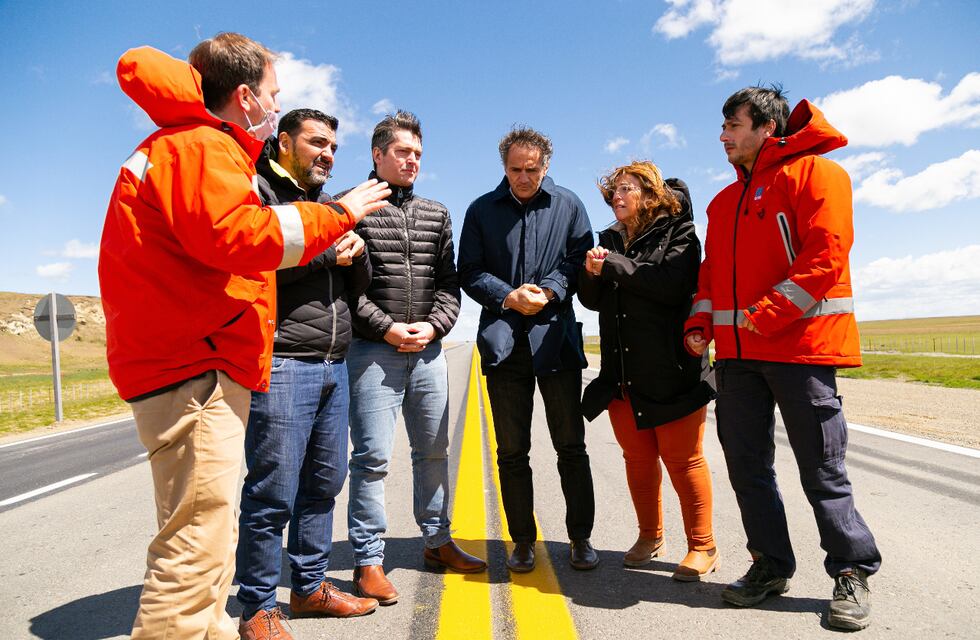 Con la presencia del Ministro katopodis se inauguró la pavimentación de la ruta en San Sebastián