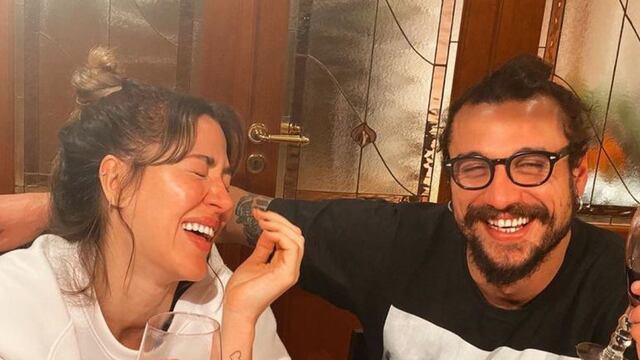 Jimena Barón y Daniel Osvaldo durante la cuarentena. (Instagram/jmena)