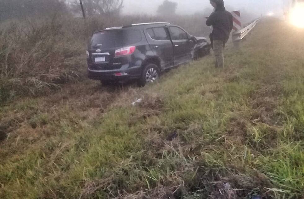 Solo daños materiales en un accidente sobre ruta 19