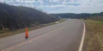 Accidente fatal en Bernardo de Irigoyen: un motociclista fallecido.