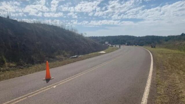 Accidente fatal en Bernardo de Irigoyen: un motociclista fallecido.