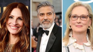 Julia Roberts, George Clooney y Meryl Streep.
