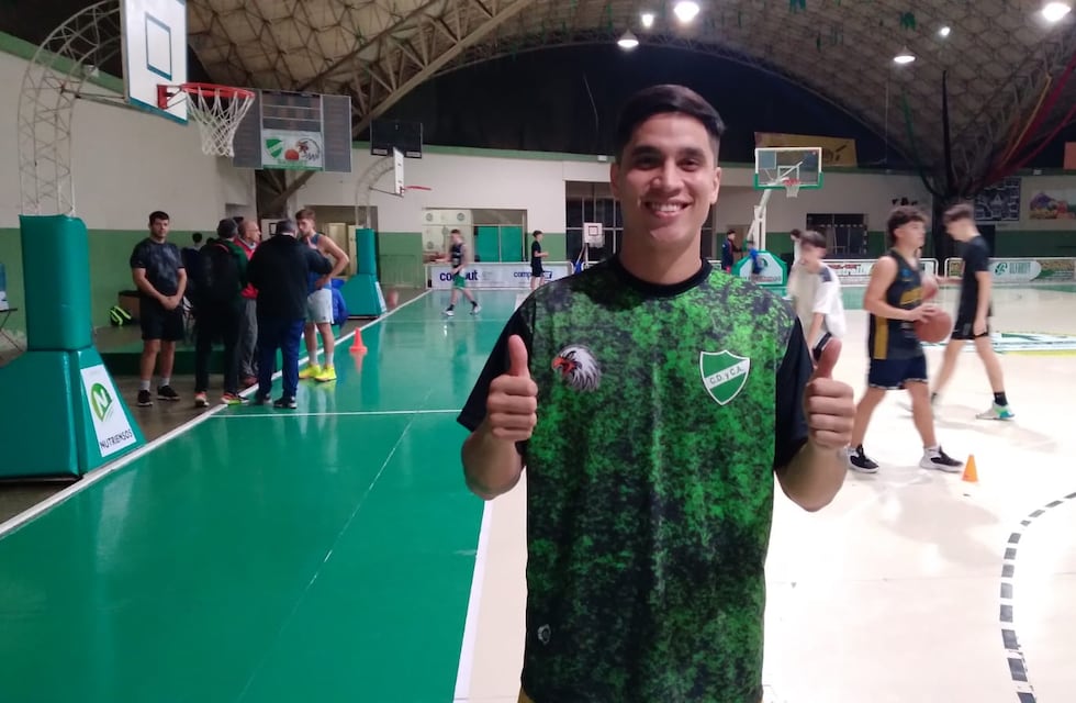 Ezequiel Barrios se sumó a la Primera División del Proyecto Basquetbolístico del Cultural Arroyito
