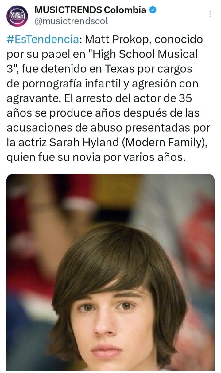 Graves acusaciones contra Matt Prokop.