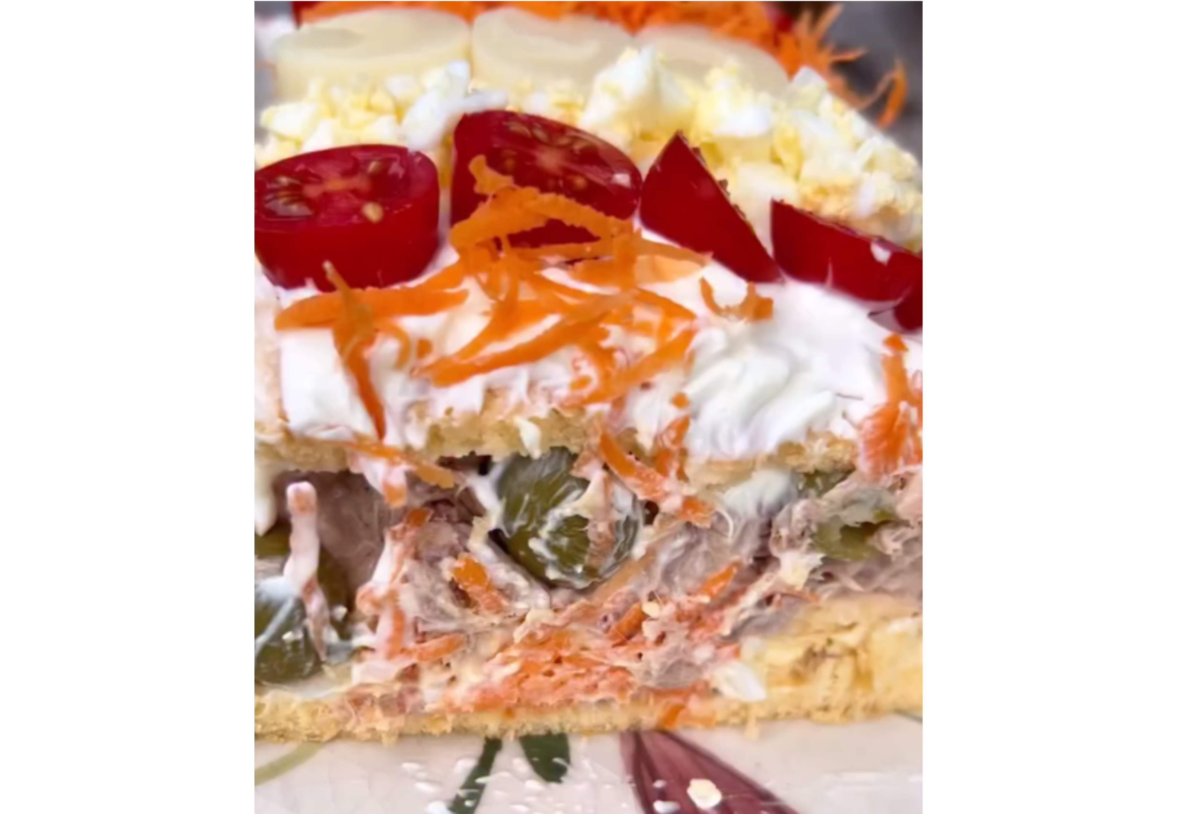 Así queda el pionono salado.