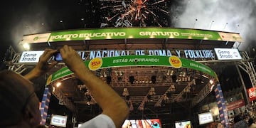 El masivo Festival de Jesús María será con ingreso permitido para personas con las dos dosis de vacuna contra el COVID (Facundo Luque / La Voz).