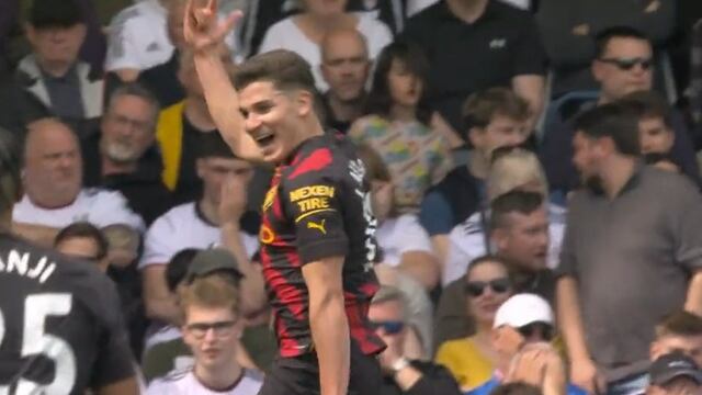 El cordobés marcó la ventaja del Manchester City y dejó el tablero en un 2 a 1.