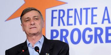 Hermes Binner en su campaña presidencial en 2011 (DYN).