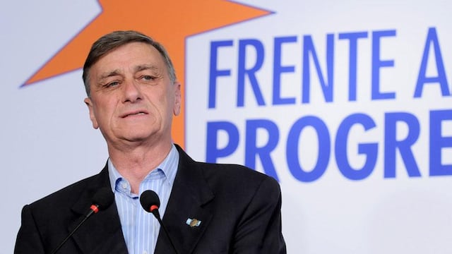 Hermes Binner en su campaña presidencial en 2011 (DYN).