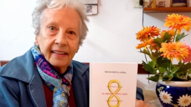 De barrio Las Margeritas, la mujer trabajó varios meses para finalizar "El presente está aquí".