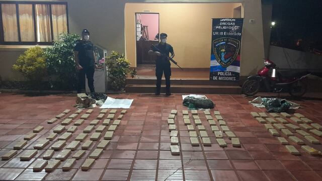 Secuestran marihuana en Eldorado.
