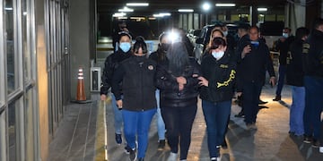 La enfermera detenida por la muerte de bebés en el Hospital Materno Neonatal. (Nico Bravo/La Voz)