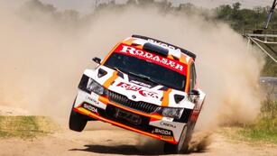Santiago Baldo, puntero del campeonato Rally Cordobés en la clase mayor, se luce en su debut por el RS Latam.