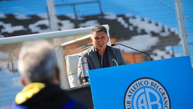La dirigencia de Belgrano que encabeza Luis Artime debió moverse mucho y rápido para evitar que suspendan el Gigante de Alberdi (Prensa Belgrano).