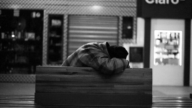 Persona en situación de calle- imagen ilustrativa.