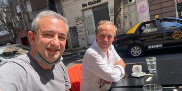 Pablo Javkin y Rubén Giustiniani. (@pablojavkin)