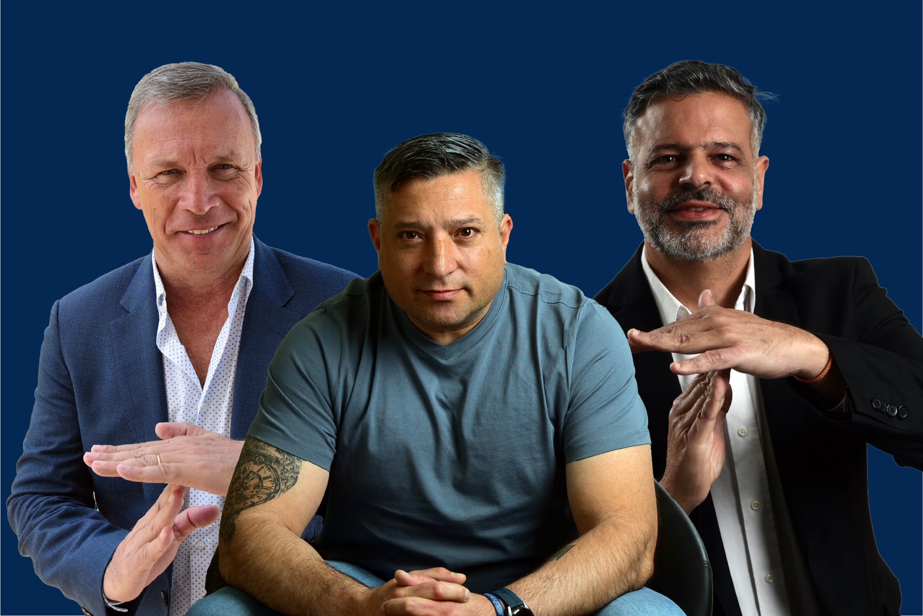Los candidatos a presidente de Talleres para las próximas elecciones. (La Voz)