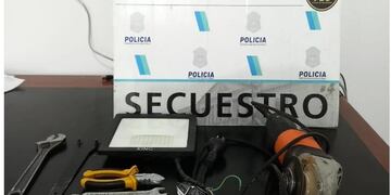 Robó herramientas de una obra y quedó aprehendido