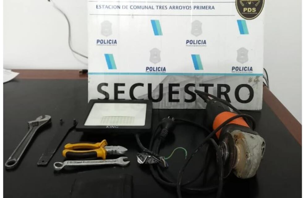 Tres Arroyos: Robó herramientas de una obra y quedó aprehendido