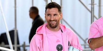 Messi continúa con su recuperación. (AP Foto/Michael Laughlin)