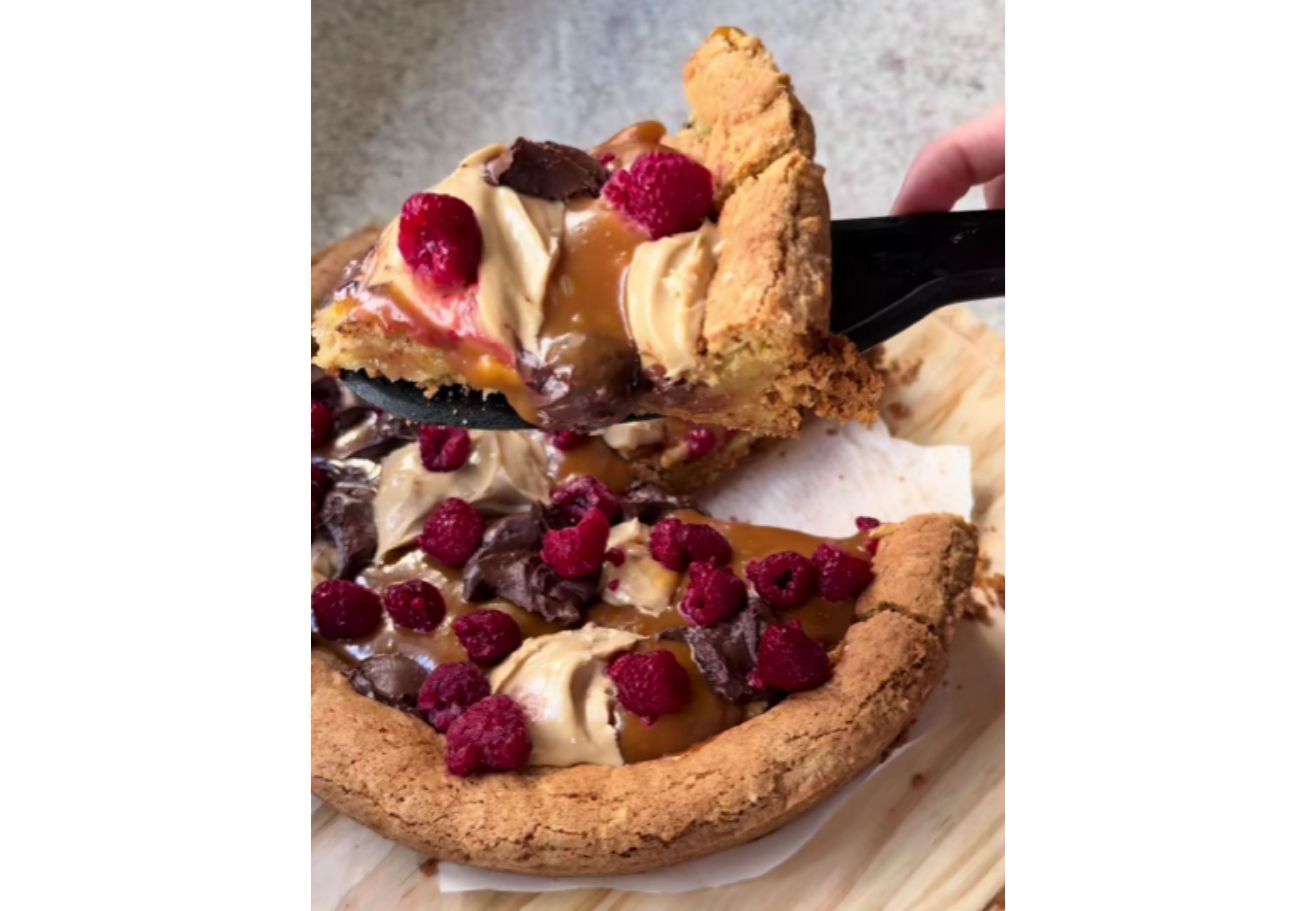 Esta cookie versión XXL sin gluten se hizo viral.