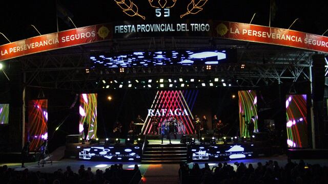 Ráfaga en la Fiesta Provincial del Trigo