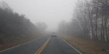 NIEBLA. En Carlos Paz (Santiago Berioli/La Voz).