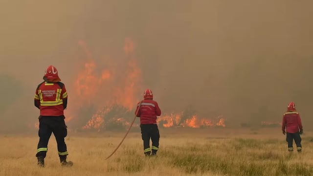 El personal viajó a combatir los incendios