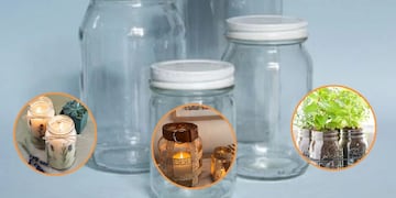 Cómo reciclar frascos de vidrio: tres ideas para transformar en un tesoro para la casa
