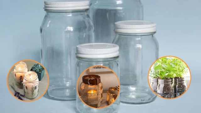 Cómo reciclar frascos de vidrio: tres ideas para transformar en un tesoro para la casa