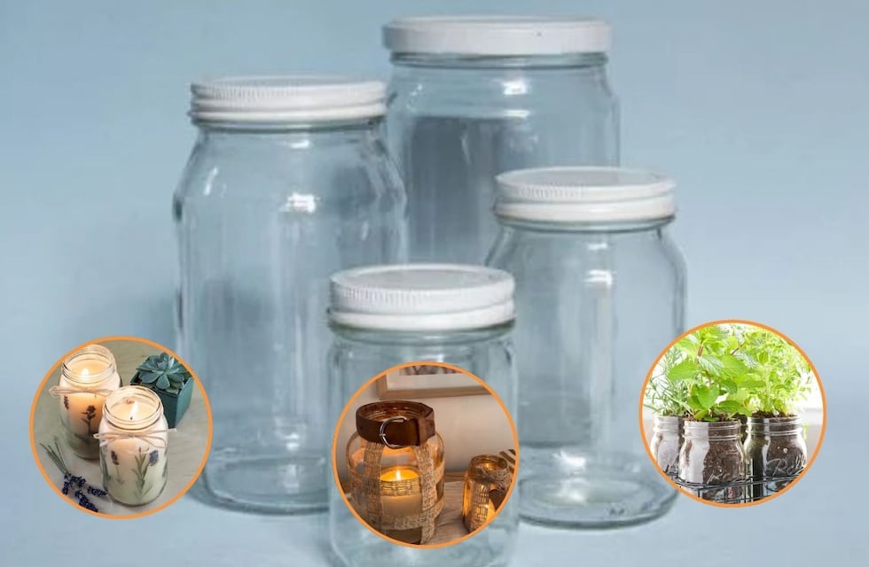 Cómo reciclar frascos de vidrio: tres ideas para transformar en un tesoro para la casa