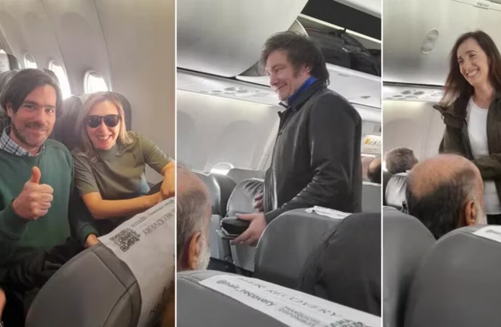 Dirigentes de La Libertad Avanza y del Frente de Izquierda se cruzaron en el vuelo a Santiago del Estero y hubo chicanas