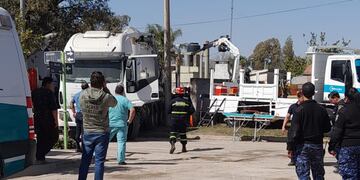 Tragedia en Oncativo. (Gentileza Bomberos de Córdoba)