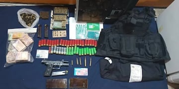 Armas bajo custodia policial secuestradas