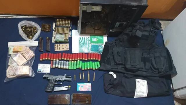 Armas bajo custodia policial secuestradas